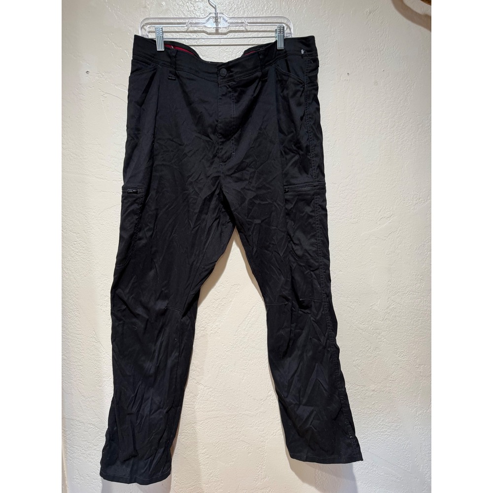Wrangler ATG Mens Black Cargo Pants 40x30 Stretch Outdoor Hiking 10NW788NB